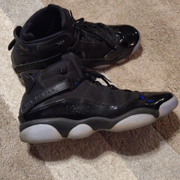 ****SOLD**** Men's size 13 Air Jordan 6 black n Gray - Picture 5 of 6